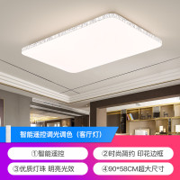 雷士照明LED长方形客厅灯卧室灯灯具吸顶灯简约智能套餐组合 测试商品 D2【4室2厅】