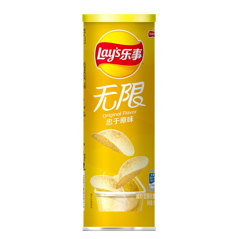 【苏宁超市】乐事 无限 薯片 忠于原味 104g 乐事 …