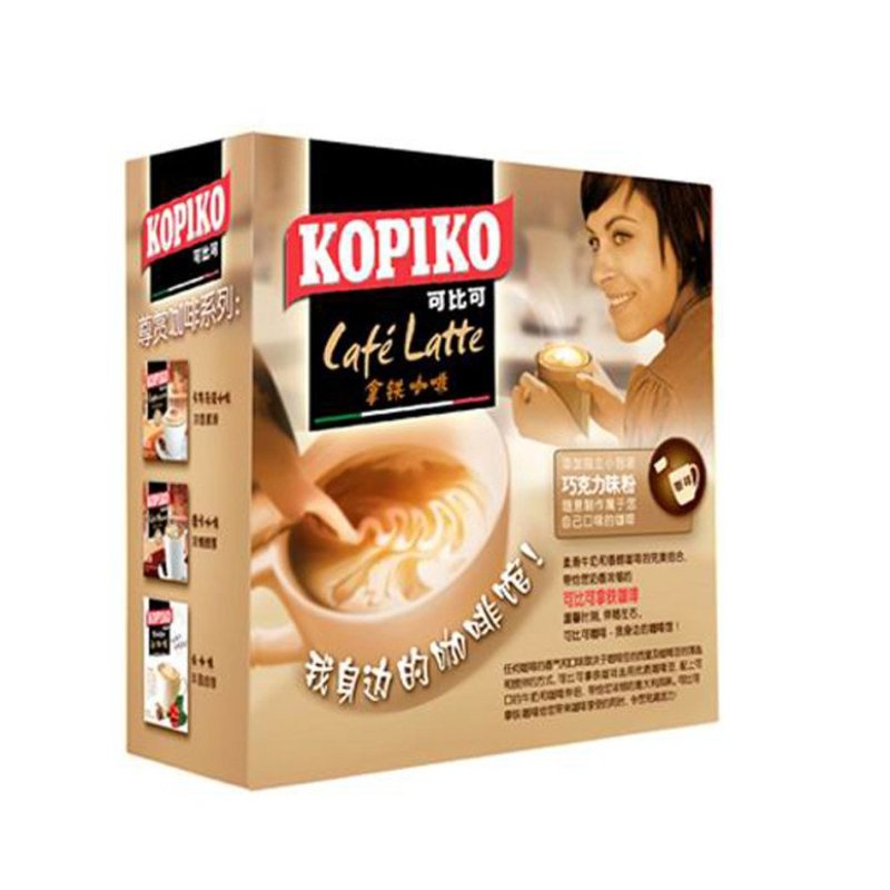 kopiko 可比可拿铁咖啡5杯(5入)印尼进口速溶咖啡