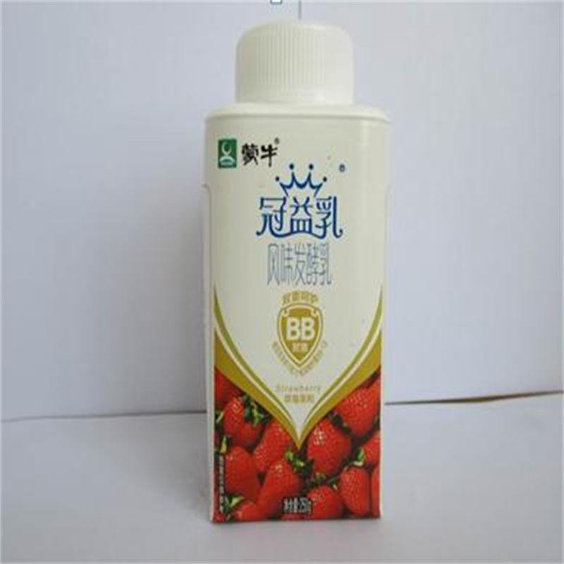 苏宁超市自营超级新品 蒙牛冠益乳风味发酵乳燕麦草莓风味250g