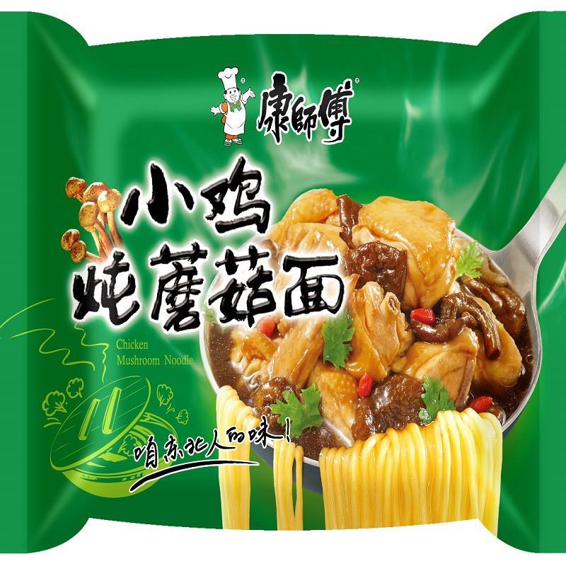 康师傅经典小鸡炖蘑菇五包100g5