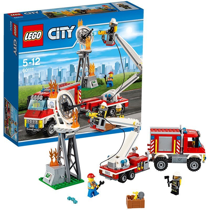 【苏宁自营】lego 乐高 city 城市系列重型消防车 60111