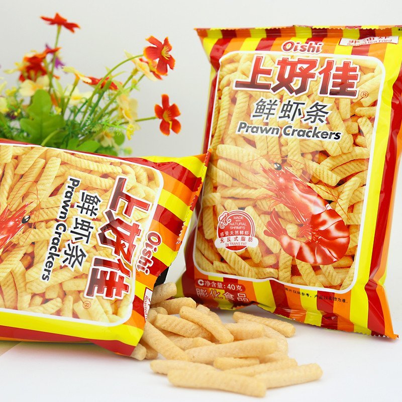 上好佳 鲜虾条 40g/袋