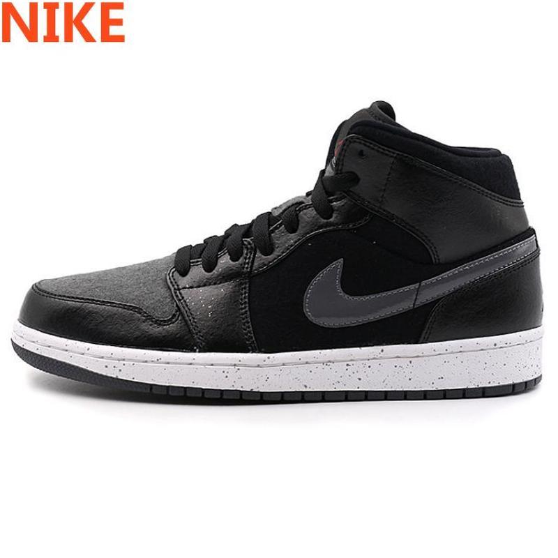 NIKE耐克男鞋 2016新款AJ乔1黑灰脚趾运动休