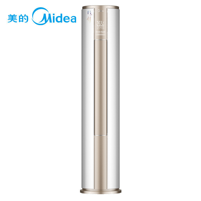 美的(midea) 3匹 变频 2级能效 智能云控圆柱式 冷暖柜机空调kfr-72lw