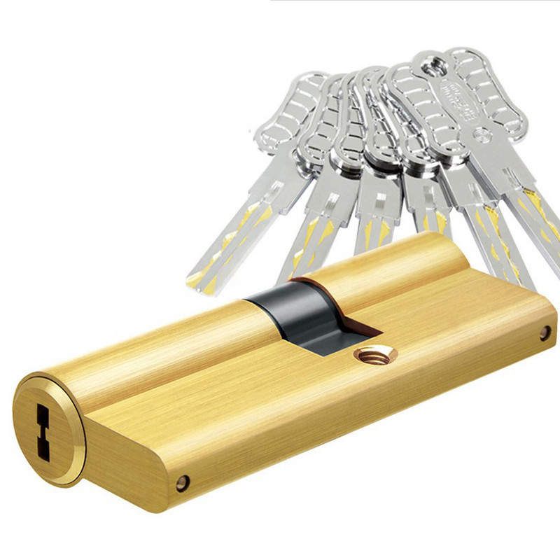 美利保锁芯 c级锁芯 第六代超b级锁芯 双边柱防盗门锁芯 防锡纸防爆力