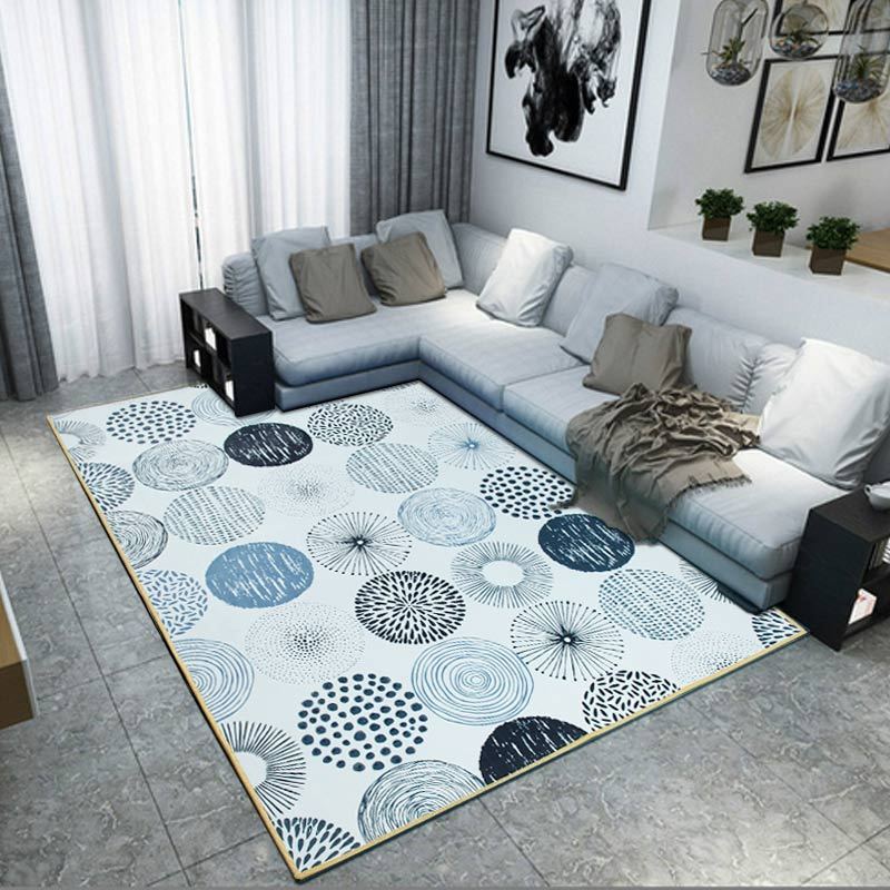 简约现代客厅地毯卧室床边毯北欧沙发茶几潮流几何地毯地垫 160×230