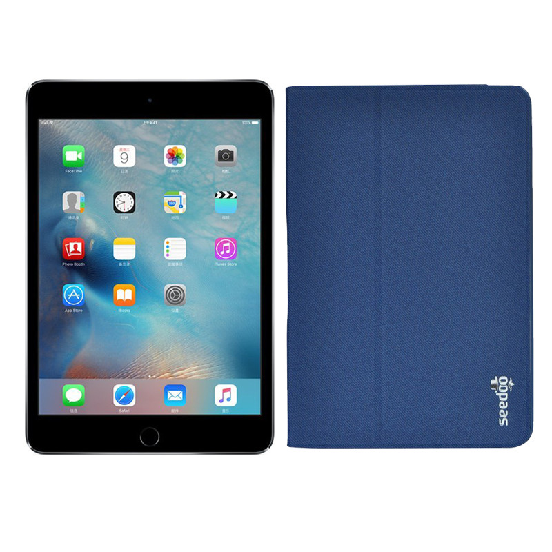 【套餐】ipad mini4 128g 深空灰 x-doria 魔简系列保护套 深蓝色