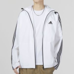 Adidas阿迪达斯男子新款运动休闲防风透气连帽夹克外套 IB0381 ZP