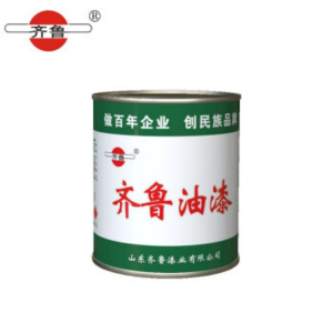 齐鲁 油漆 中黄醇酸调和漆 管道铁栏杆金属防锈漆木材防腐漆 中黄色 2KG/桶 黄色