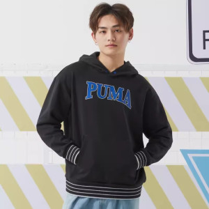 彪马(PUMA)男装女装新款跑步健身运动服户外时尚舒适透气休闲卫衣套衫682921-01 ZP