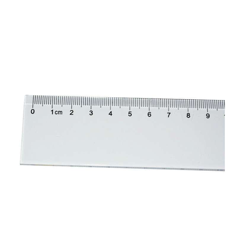 得力 直尺 6240 有机直尺 透明直尺 40cm