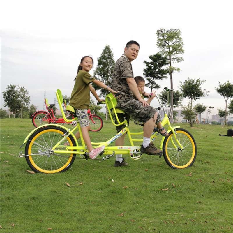麦宝创玩 亲子自行车 母子自行车 母婴单车 男女带小孩双人自行车