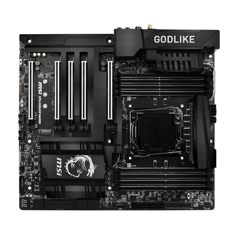 微星(msi) x99a godlike gaming carbon 主板(intel x99/lga2011-v3)