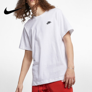NIKE耐克短袖男上衣时尚运动服休闲圆领透气T恤衫AR4999-101