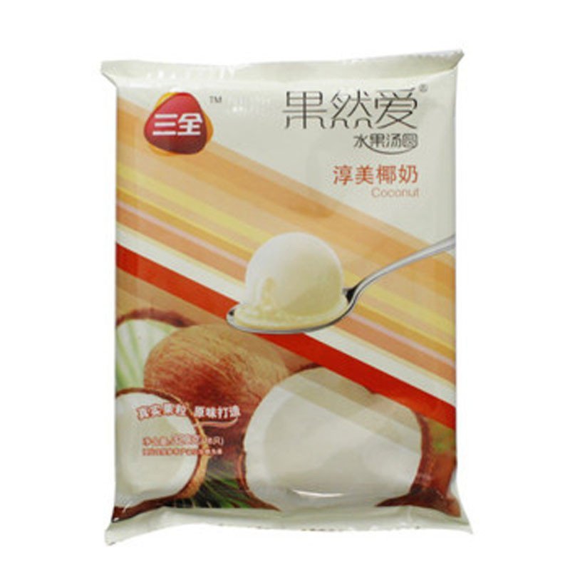 超级新品 三全冷冻果然爱水果汤圆 元宵淳美椰奶味320g