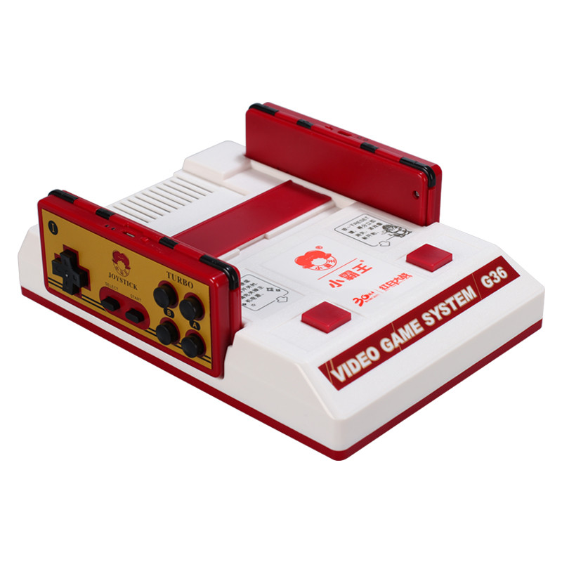 小霸王g36游戏机智能游戏机双人fc红白智能游戏机家用电视游戏机搭配2