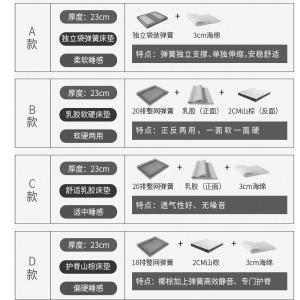 梵宜环保椰棕偏硬1.2米儿童加厚棕榈家用1.8m单双人1.5经济型床垫