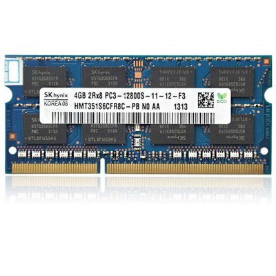 现代/ 海力士(SKhynix) 4G DDR3 1600 笔记本内存条 PC3-12800S