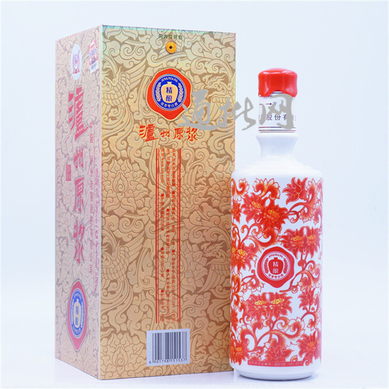 泸州luzhou 原浆 精酿 浓香型白酒 42度 500ml*6瓶 整箱装