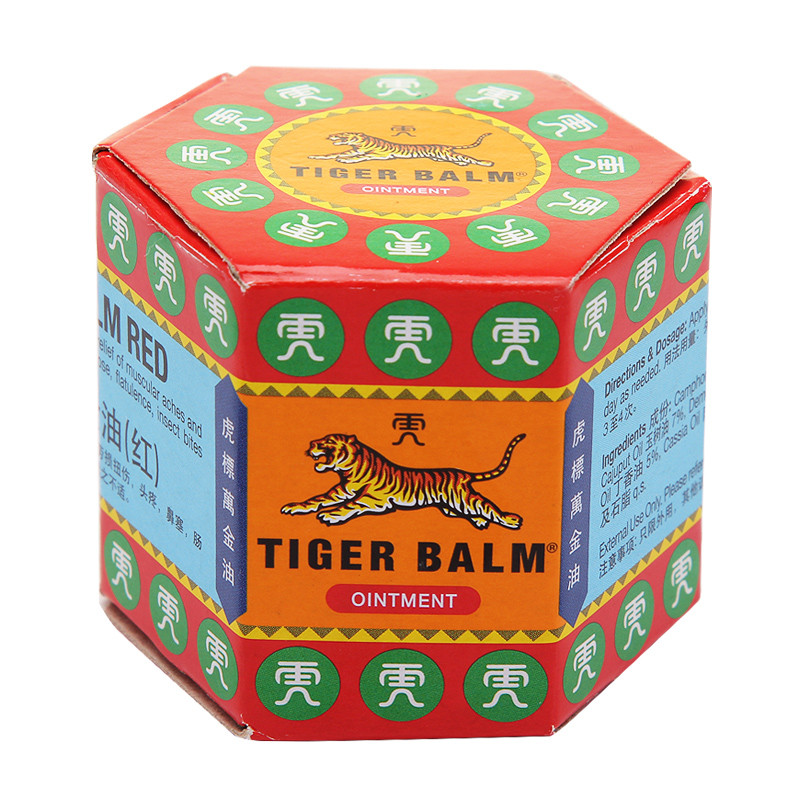 香港直邮 虎标 tiger balm 镇痛药布贴/颈肩舒 舒缓疲劳 万金油(红)