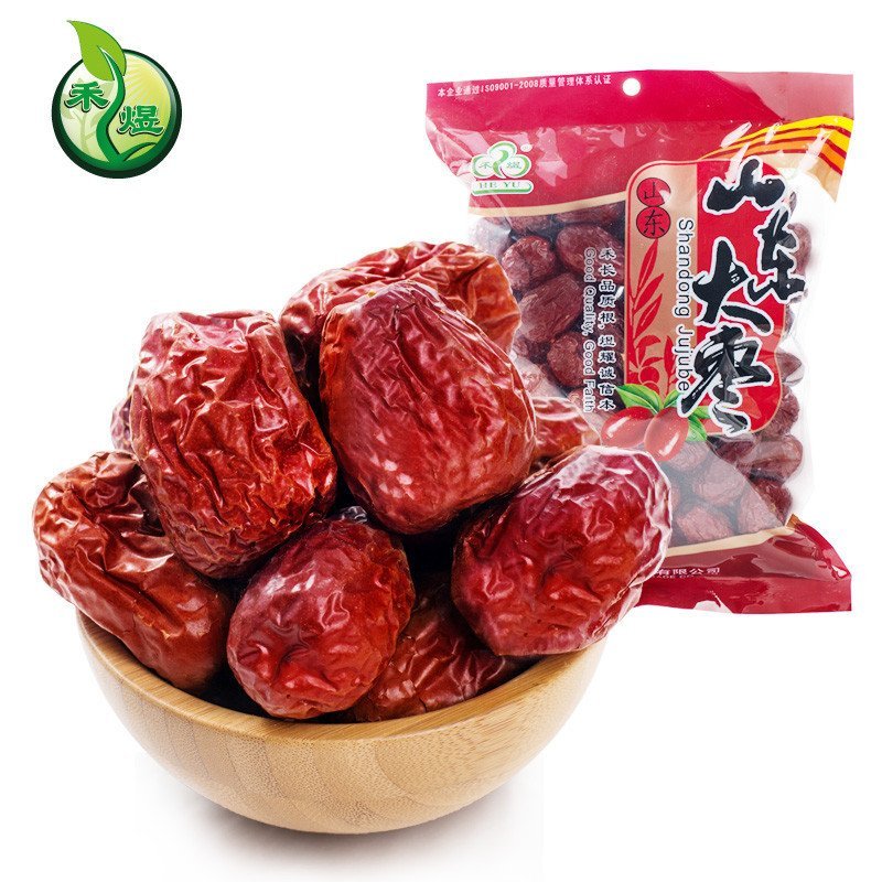 【禾煜】 山东大枣 450g 大红枣 皮薄核小 红枣