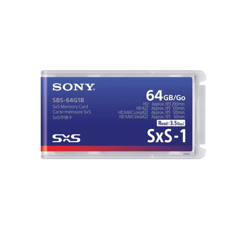 索尼(sony)sbs-64g1b sxs 64g 专业摄像机存储卡