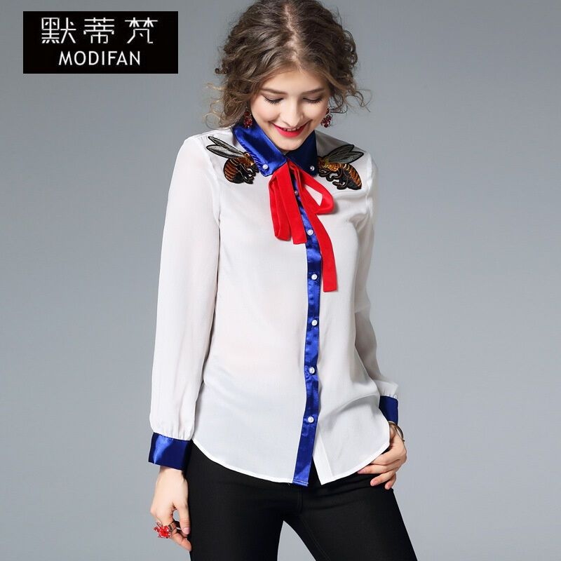 默蒂梵服饰2017春季新款女装时尚女士真丝长