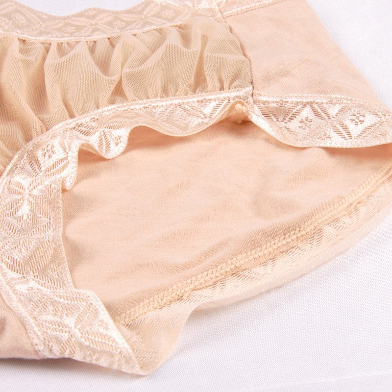 莫代尔内裤女士中低腰内裤 蕾丝三角裤女生内裤底裤