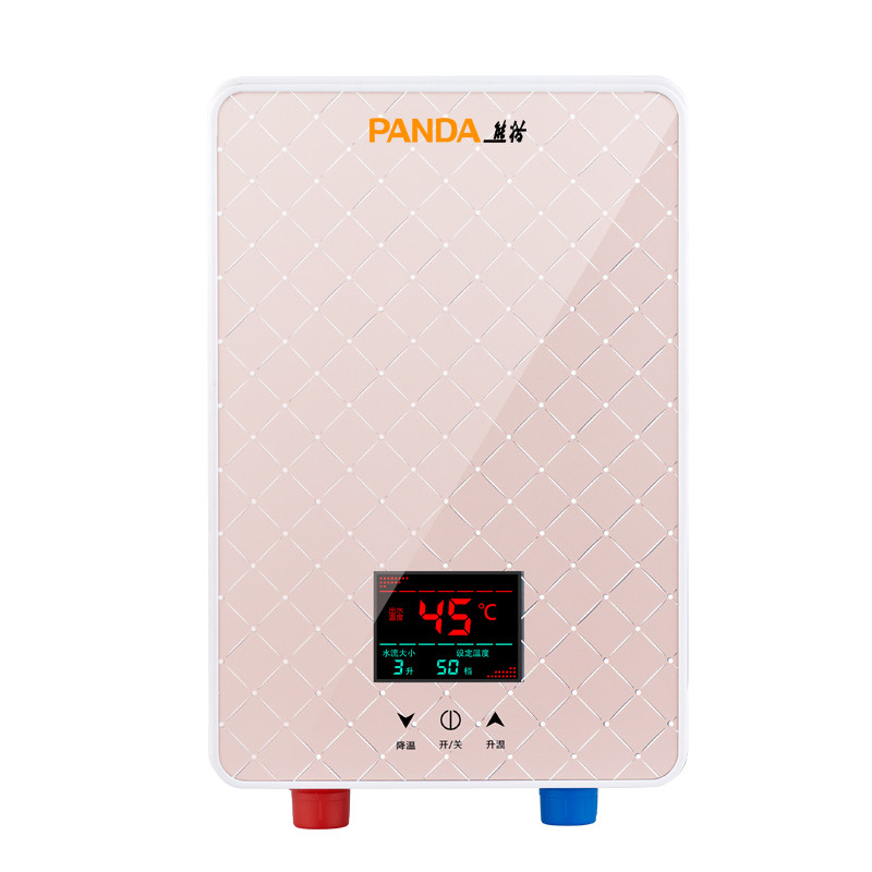 panda/熊猫 电热水器电家用速热淋浴洗澡快速过水热恒温机 6kw(白色