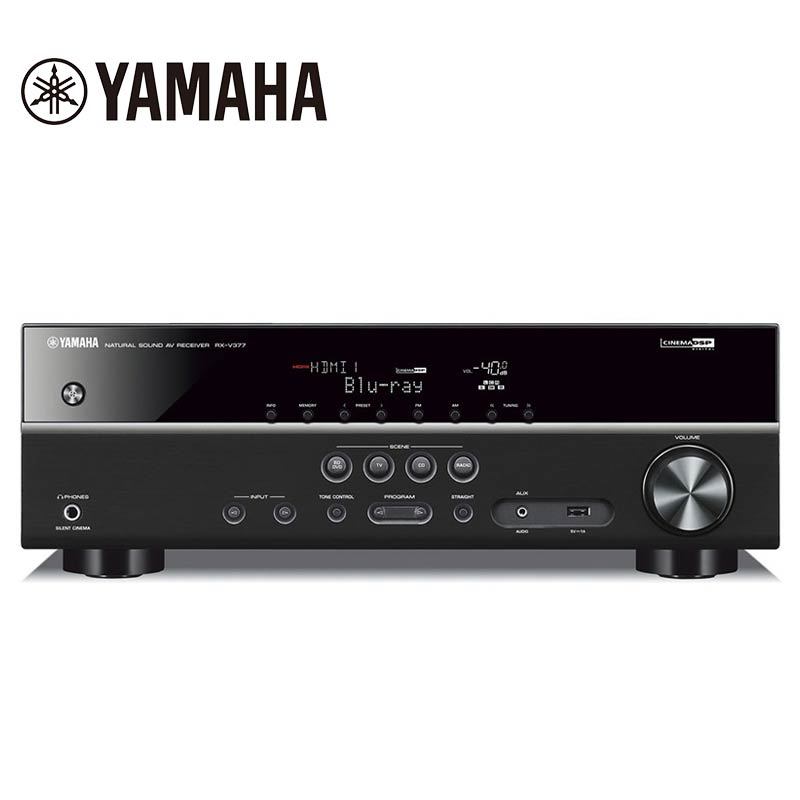 yamaha雅马哈rxv377专业数字4k家用av功放51音响大功率hifi黑色