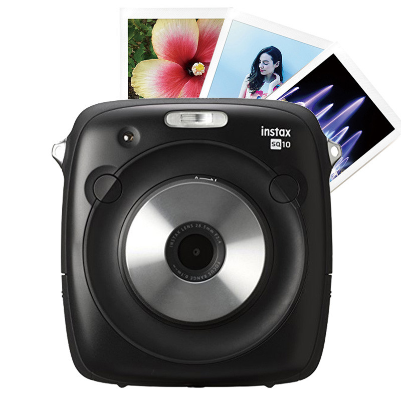 fujifilm 富士instax sq10 拍立得数码相机 相纸尺寸86x72mm 黑色