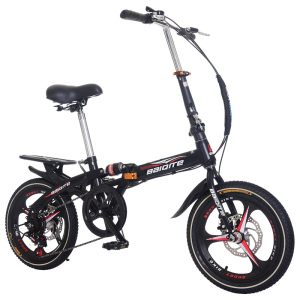 16/寸20寸男女两轮车6-18岁赛车成年脚踏车可折叠山地车学生变速单车7速变速自行车