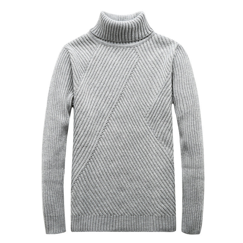 Vanled冬季加厚保暖毛衣男高领2017新款青年