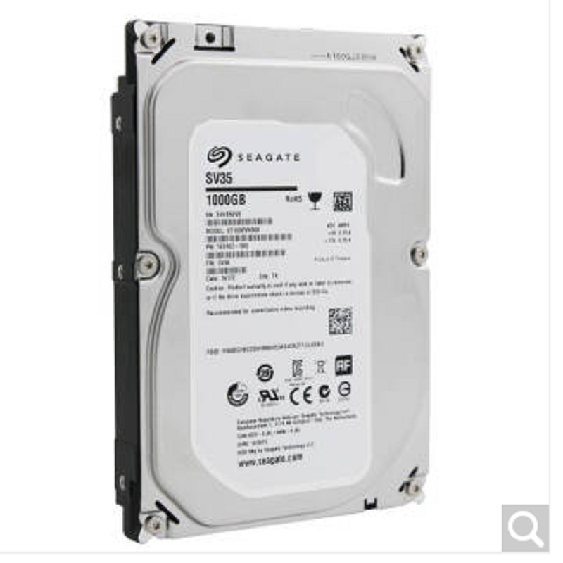 seagate/希捷 st1000vx000 005 1tb 台式机电脑监控录像机械硬盘 4k