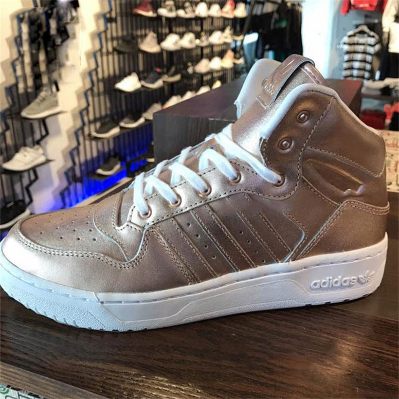 adidas/阿迪达斯 幸运叶子 女鞋 2017新款三叶草高帮板鞋厚底运动休闲图片