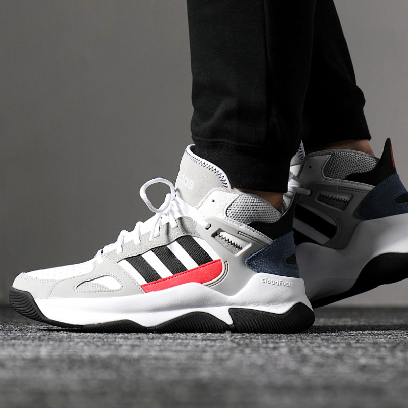 adidas/阿迪达斯 neo 男鞋运动鞋高帮休闲板鞋aw4585图片