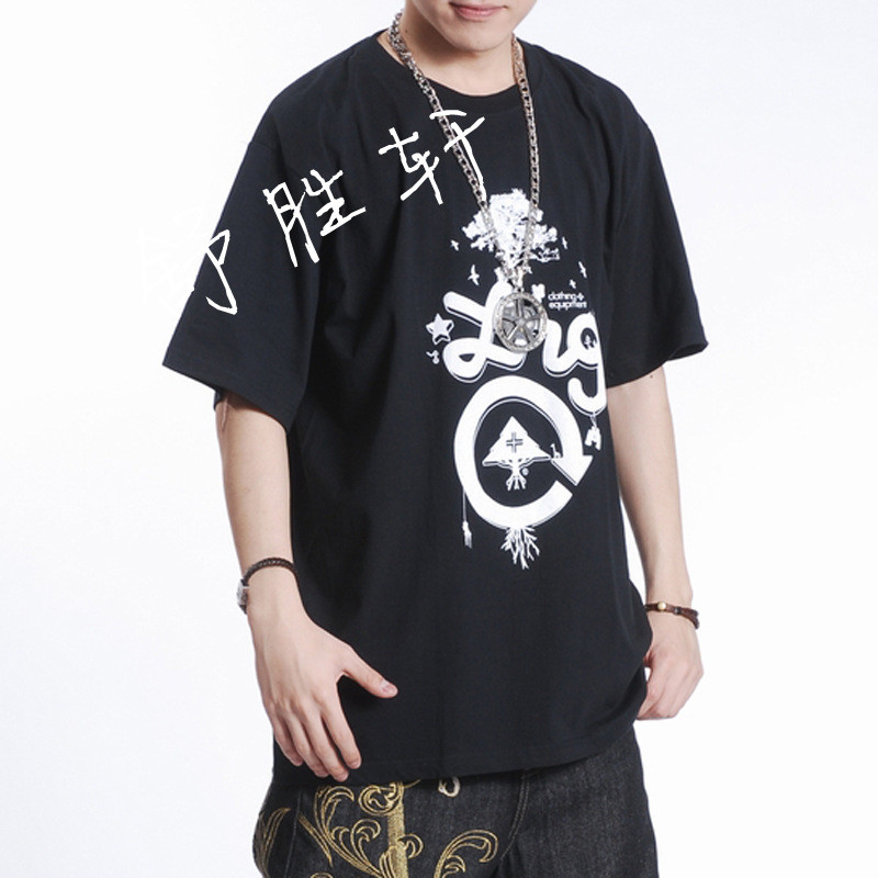 胖子男短袖夏季加肥加大号宽松肥大t恤衫纯棉