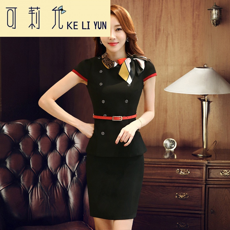KELIYUN职业装女装套装空姐制服套裙美容院