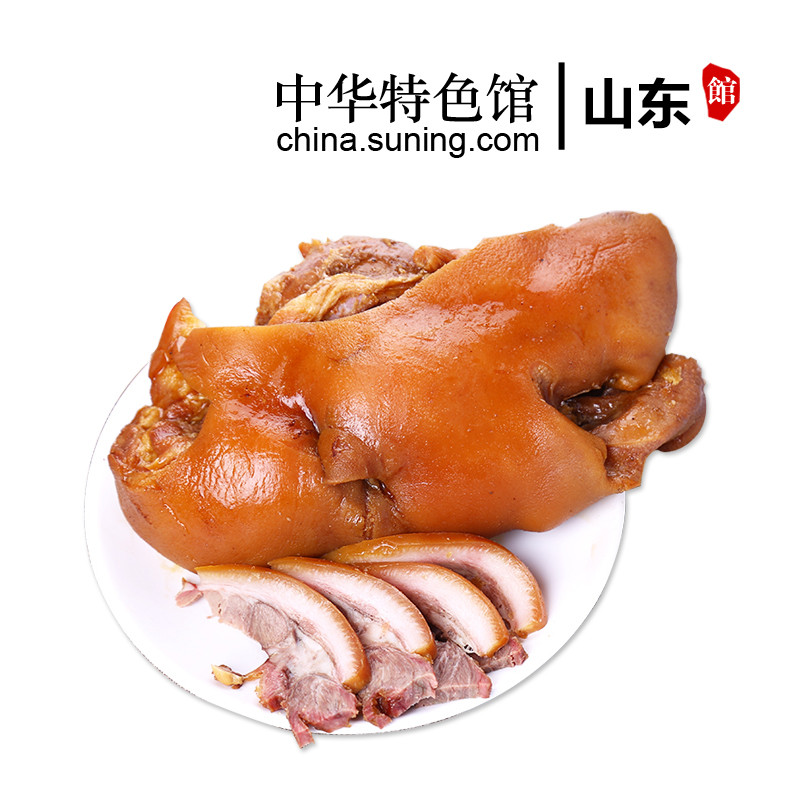 【中华特色】山东馆 喜旺烧肉400g 猪头肉 卤味猪肉熟食山东特产猪头