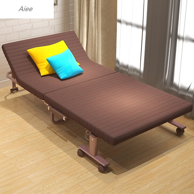 aiee创意折叠沙发多功能办公室午休床0.9米折叠床午睡