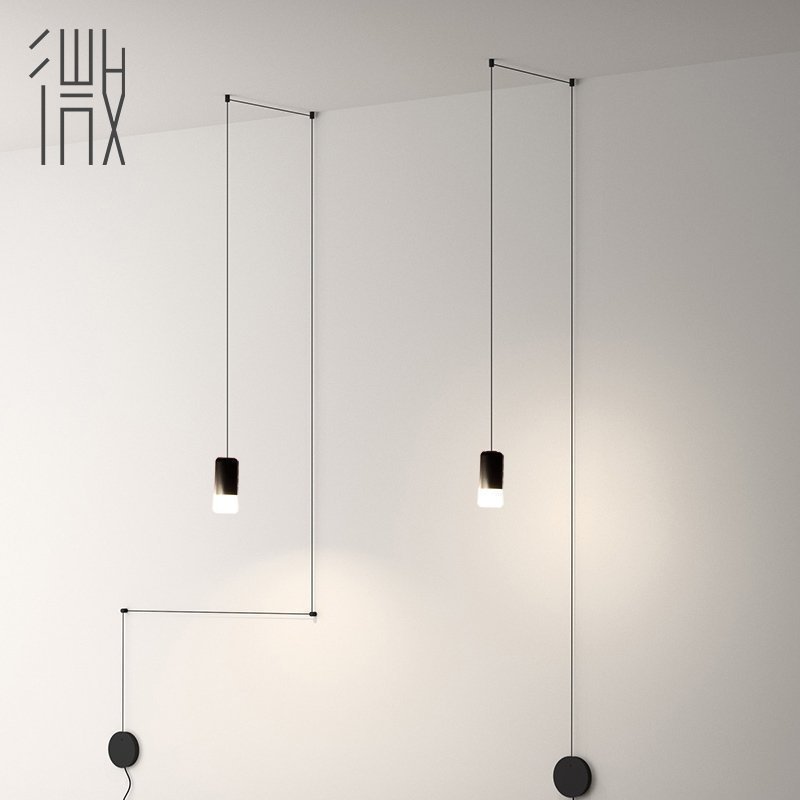 创意个性线条壁灯北欧设计师服装店咖啡厅样板房壁灯led餐厅灯具