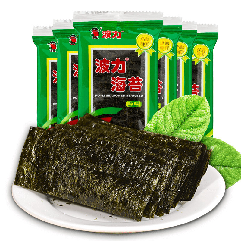 5gx6包】海苔即食 儿童海苔寿司脆片