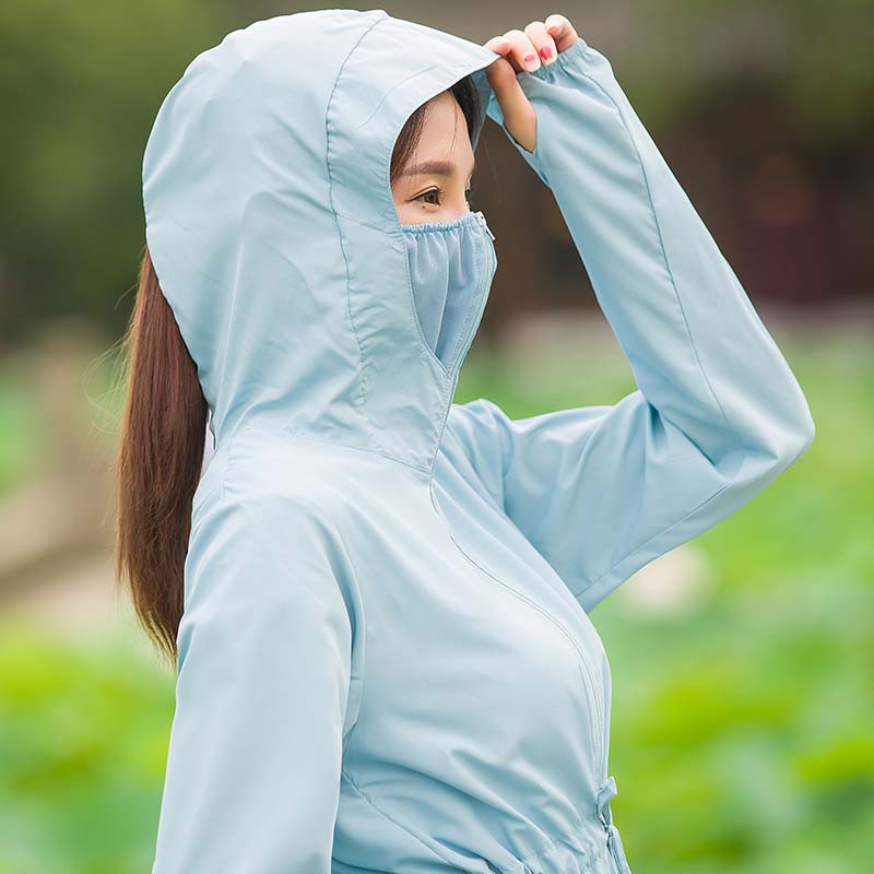 110新款UFP50+防晒衣女2017夏季新款中长款