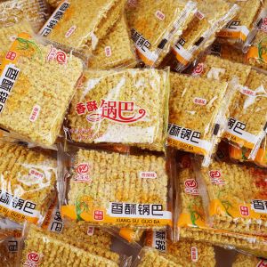 安徽特产手工糯米小米香酥锅巴网红小吃原味麻辣零食散装休闲食品