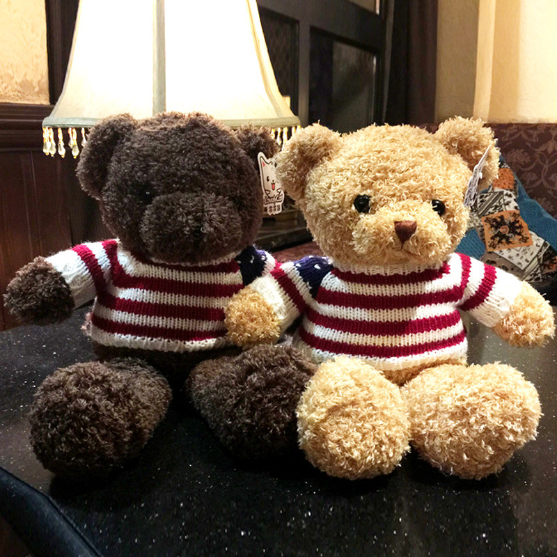 促销泰迪熊抱抱熊熊猫小熊公仔布娃娃毛绒玩具小号送女友生日礼物女生