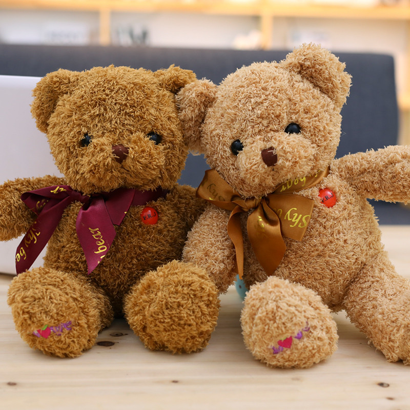 促销结子熊海藻绒熊泰迪熊小熊公仔抱抱熊送女友生日礼物毛绒玩具熊