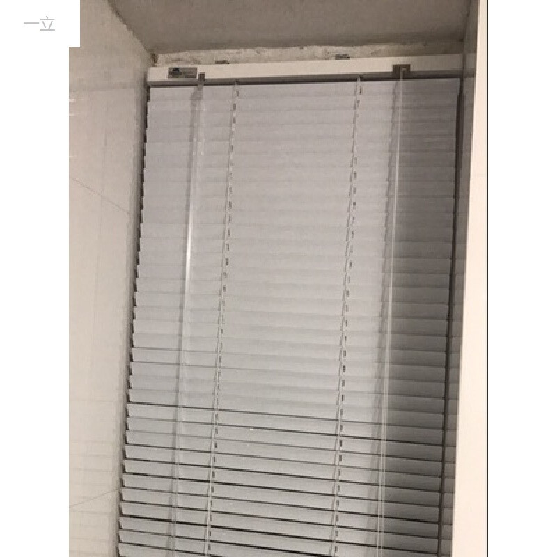 一立免钉百叶窗帘洗手间窗帘厨房厕所百叶窗卫生间窗帘浴室窗帘免打孔图片