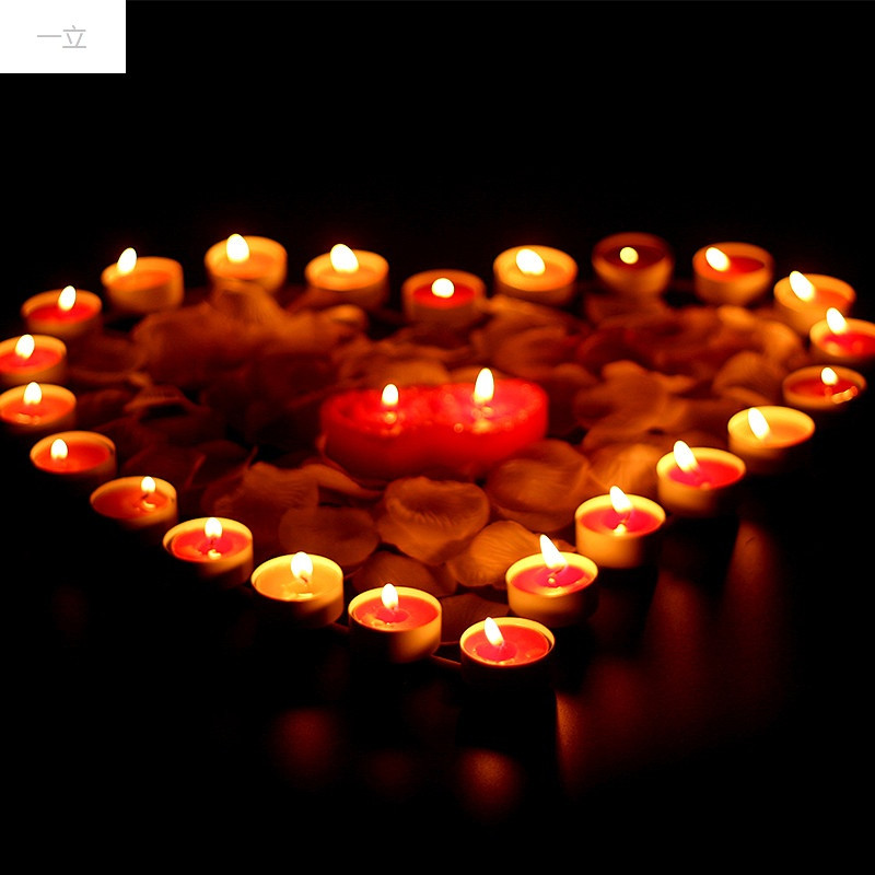 一立柔软时光铁艺心形蜡烛台创意情人节烛光晚餐告白道具浪漫装饰品