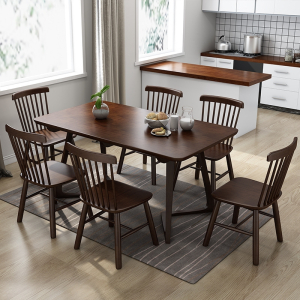 阿斯卡利餐桌椅家用组合简约餐桌小户型饭桌餐台餐厅桌子